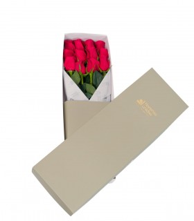 Caja San Valentín con 12 rosas - SV24-12