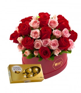 Rosas Y Mini Rosas + Ferrero 100 gr – PK-MAR24-01