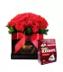 Pack Rosas con Toque de Chocolate