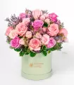Box Premium de 16 rosas y mini rosas - VERD01