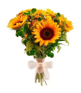 Ramo Vintage De Girasoles - RAM27