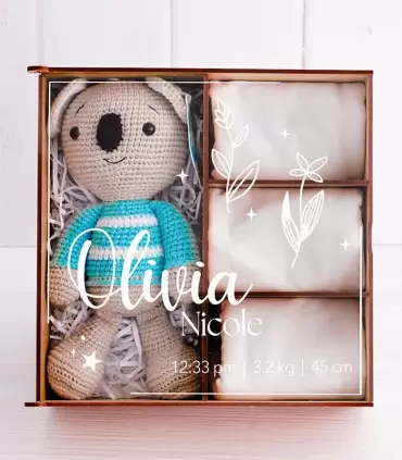 Newbie Box Personalizado (3 Babitas, Peluche) - PERZNAC01