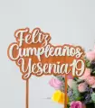 Topper Cumpleaños Personalizable - PERZ-TP001