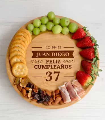 Tabla de Quesos Redonda Grande Cumpleaños - Perznav24-29