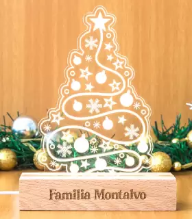 Lámpara Árbol de Navidad - Luz Cálida - Perznav24-16