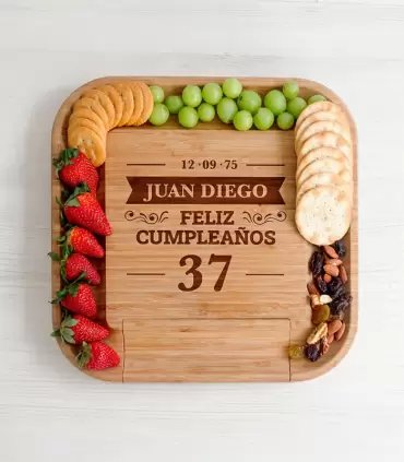 Tabla de Quesos Cuadrada Cumpleaños - Perznav24-25