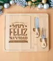 Tabla de Quesos Rectangular Navidad - PERZNAV24-07