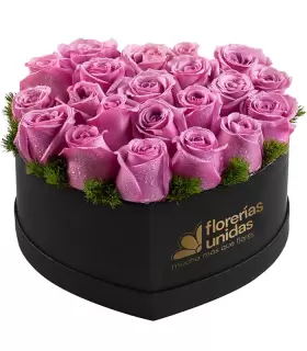 18 Rosas Lilas - CORAZ05