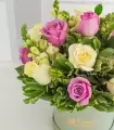 Box Verde con Rosas Pasteles - MA25-03