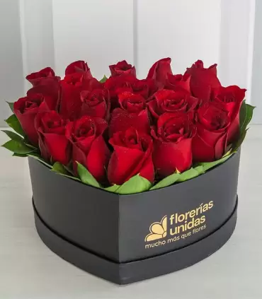Box Corazón Rosas Rojas - MA25-13