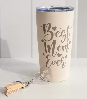 Pack Best Mom Ever – Vaso Crema - PERZ-MA25-03