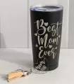 Pack Best Mom Ever – Vaso Negro - PERZ-MA25-04