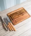 Tabla Parrillera Y Utensilios Personalizados - PERZPEL16