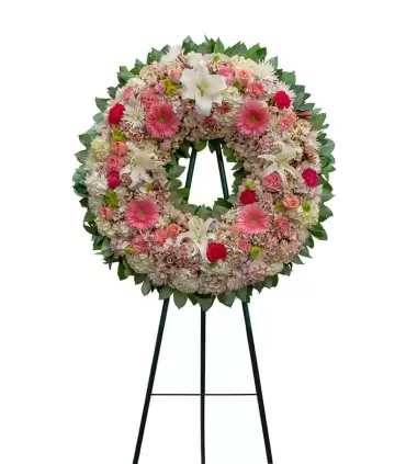 Corona Deluxe Con Rosas Y Gerberas - CON56