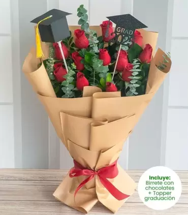 Ramo 12 Rosas Rojas - MA25-26-GRD