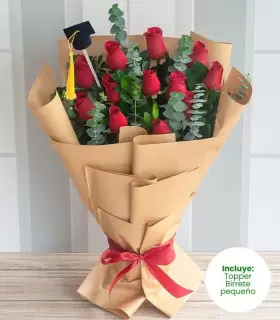 Ramo 12 Rosas Rojas - MA25-26-GRD