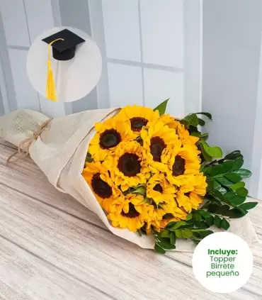 Ramo 12 Girasoles - RAM01-GRD