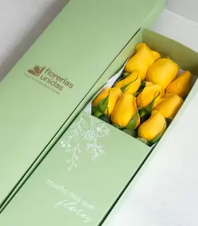 Caja Con 9 Rosas - FAM25-CAx9