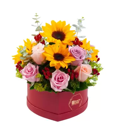 Rosas Y Girasoles - CORAZ01
