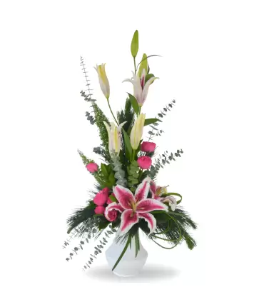 Jarrón de Navidad – Blanco NAV25-01