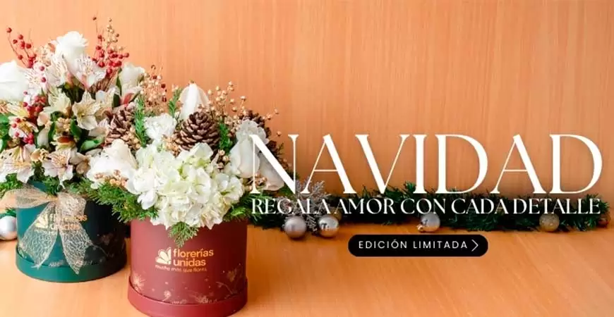 Celebra la Navidad con Arreglos Florales y Regalos Personalizados de Florerías Unidas