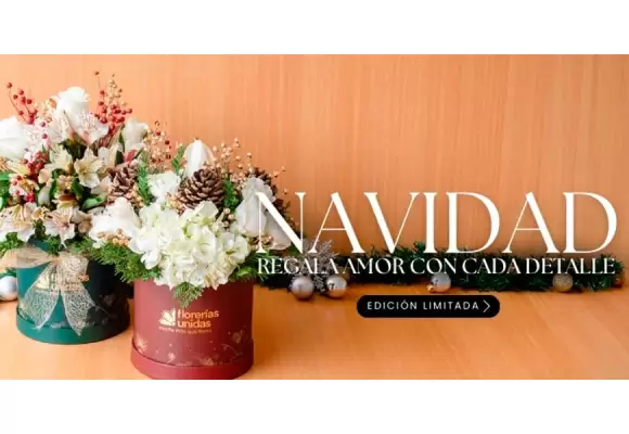 Celebra la Navidad con Arreglos Florales y Regalos Personalizados de Florerías Unidas